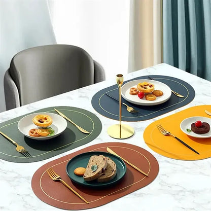 Faux Leather Placemats