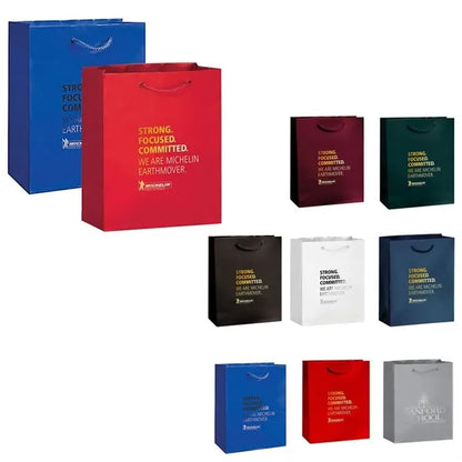 8 x 10 x 4 Gloss Laminate Euro Tote Bags