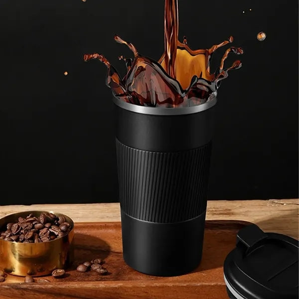 17oz. Stainless Steel Vacuum Insulated Travel Mug With Lid