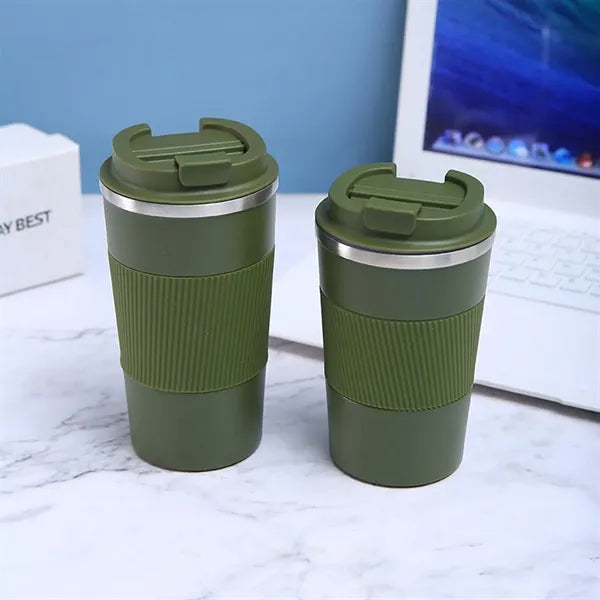 17oz. Stainless Steel Vacuum Insulated Travel Mug With Lid