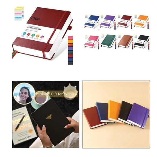 PU Thick Leather Notebook Diary