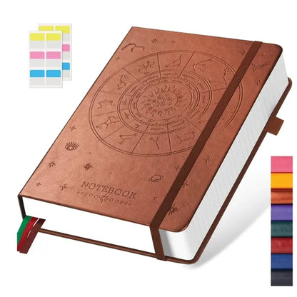 PU Thick Leather Notebook Diary