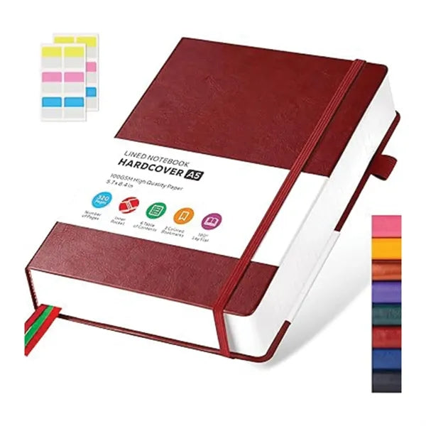 PU Thick Leather Notebook Diary
