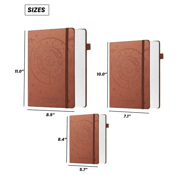 PU Thick Leather Notebook Diary