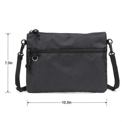 Polyester Shoulder Bag Lightweight Compact MultiPocket