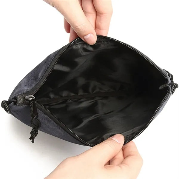 Polyester Shoulder Bag Lightweight Compact MultiPocket