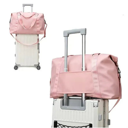 Large Waterproof Oxford Travel Gym Duffel Bag for Men Women