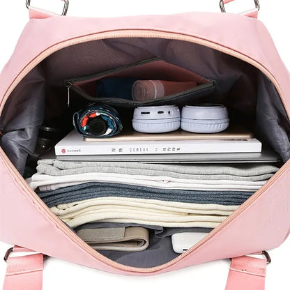 Large Waterproof Oxford Travel Gym Duffel Bag for Men Women