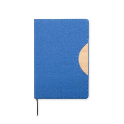 5.8"x8.3"Faux Bamboo Notebook with Phone Holder