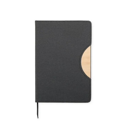 5.8"x8.3"Faux Bamboo Notebook with Phone Holder