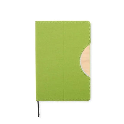 5.8"x8.3"Faux Bamboo Notebook with Phone Holder