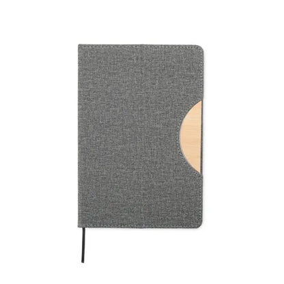 5.8"x8.3"Faux Bamboo Notebook with Phone Holder