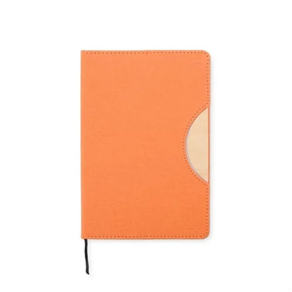 5.8"x8.3"Faux Bamboo Notebook with Phone Holder