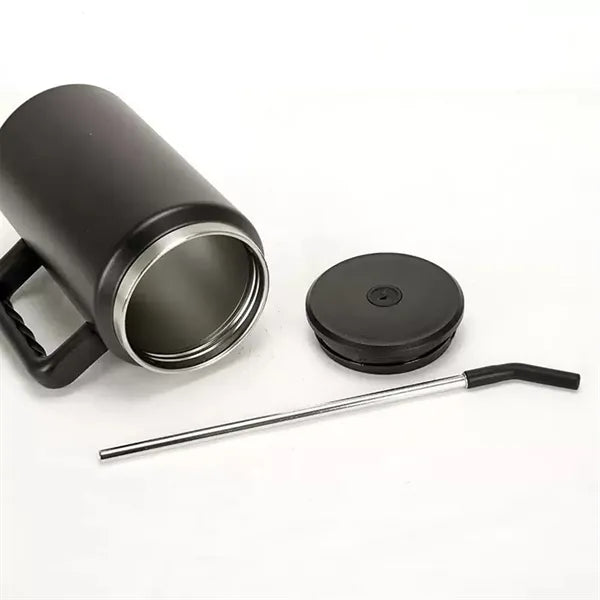 50oz. Stainless Steel Insulated Tumbler Straw Handle