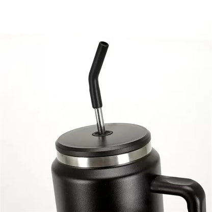 50oz. Stainless Steel Insulated Tumbler Straw Handle