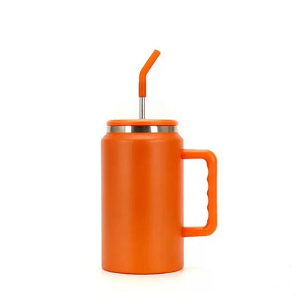 50oz. Stainless Steel Insulated Tumbler Straw Handle