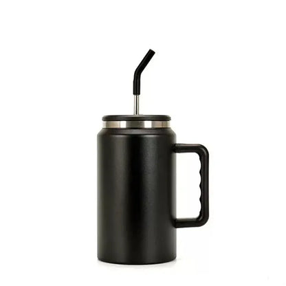 50oz. Stainless Steel Insulated Tumbler Straw Handle