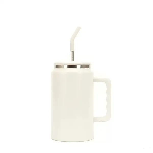 50oz. Stainless Steel Insulated Tumbler Straw Handle