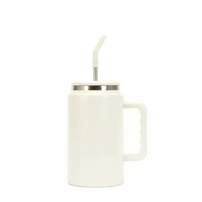 50oz. Stainless Steel Insulated Tumbler Straw Handle
