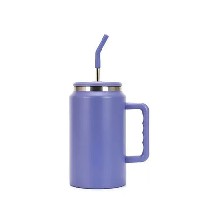 50oz. Stainless Steel Insulated Tumbler Straw Handle