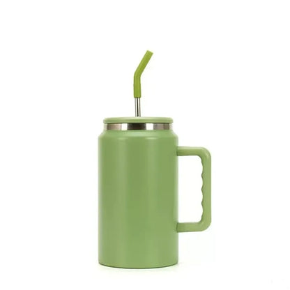 50oz. Stainless Steel Insulated Tumbler Straw Handle