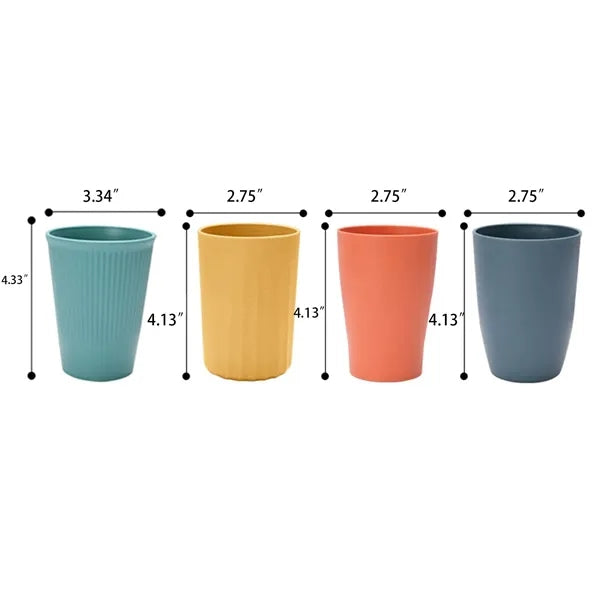 12oz. Eco Friendly Wheat Straw Drinking Cup