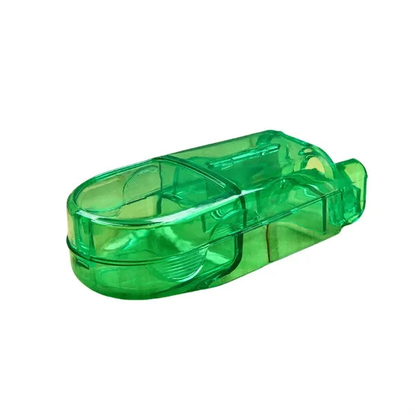 Transparent Pill Cutter Splitter with Storage for Seniors