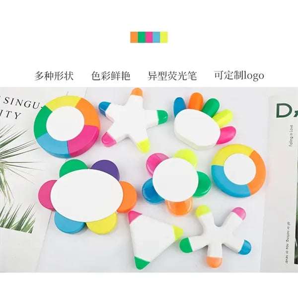 5-In-1 Flower Shape Highlighters