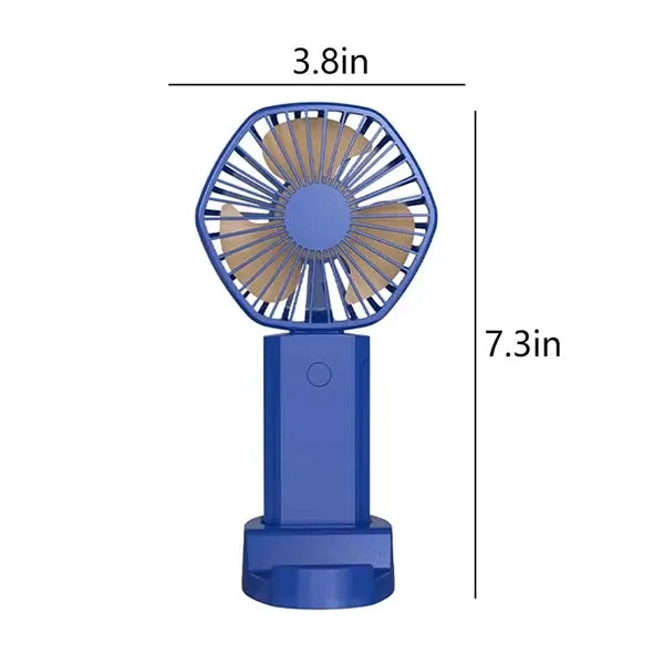 Handheld Fan with Phone Holder