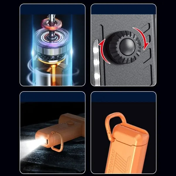 130000RPM Turbo Fan with Adjustable Speed and LED Light