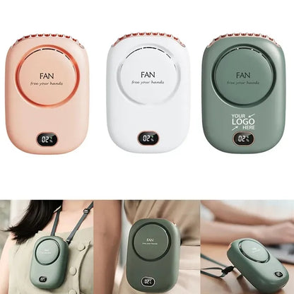 Bladeless USB Rechargeable Lazy Hanging Neck Waist Fans