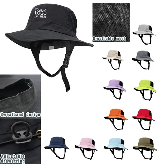 Quick Dry Surf Bucket Hat with UV Protection And Chin Strap