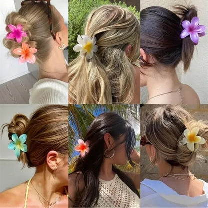 Hawaiian Plumeria Hair Accessories