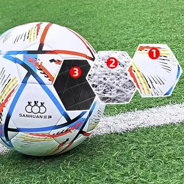 Size 5 PU Soccer Ball for FIFA World Cup Euro Copa Champion