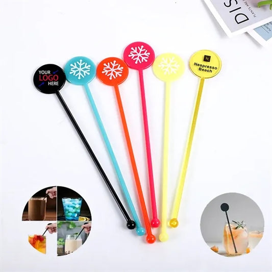 Custom Plastic Cocktail Stirrer Swizzle Stick