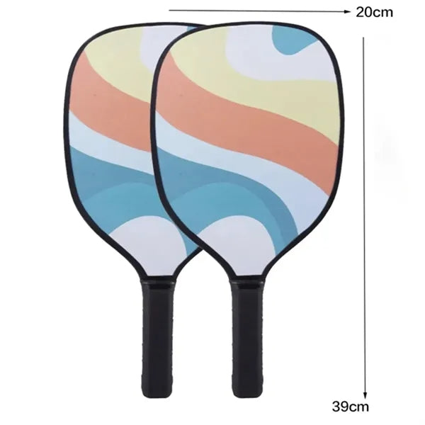 Wooden Pickleball Set with 4 Balls and 1 Bag