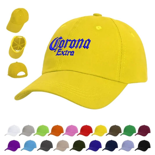 Unstructured 6 Panel Cotton Twill Baseball Cap (22.8")