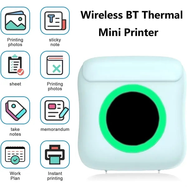 Pocket Inkless Mini Sticker Printer