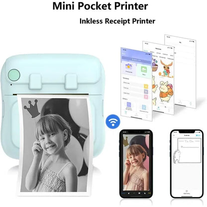 Pocket Inkless Mini Sticker Printer