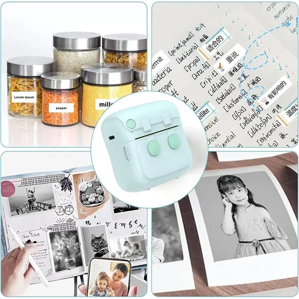 Pocket Inkless Mini Sticker Printer