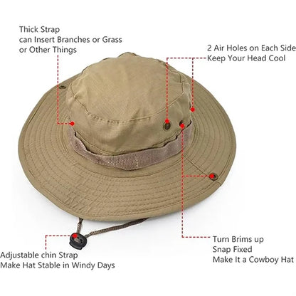 Foldable Adjustable Wide Brim Sun Hat