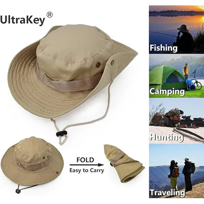 Foldable Adjustable Wide Brim Sun Hat