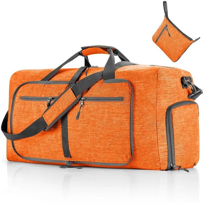 Large Capacity Foldable Travel Gym Bag Sports Duffel Luggage