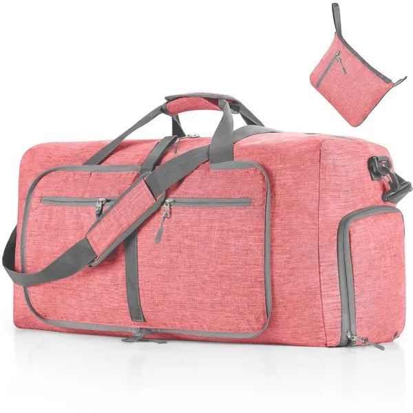 Large Capacity Foldable Travel Gym Bag Sports Duffel Luggage