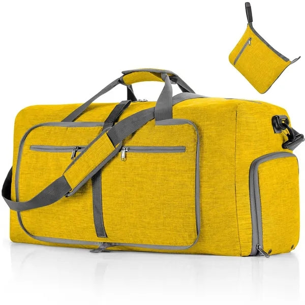 Large Capacity Foldable Travel Gym Bag Sports Duffel Luggage