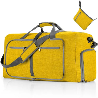 Large Capacity Foldable Travel Gym Bag Sports Duffel Luggage