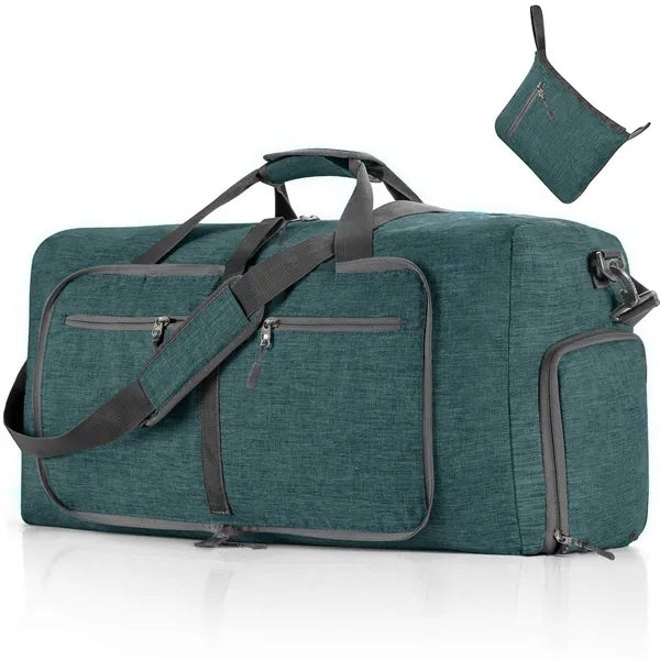 Large Capacity Foldable Travel Gym Bag Sports Duffel Luggage