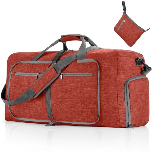 Large Capacity Foldable Travel Gym Bag Sports Duffel Luggage