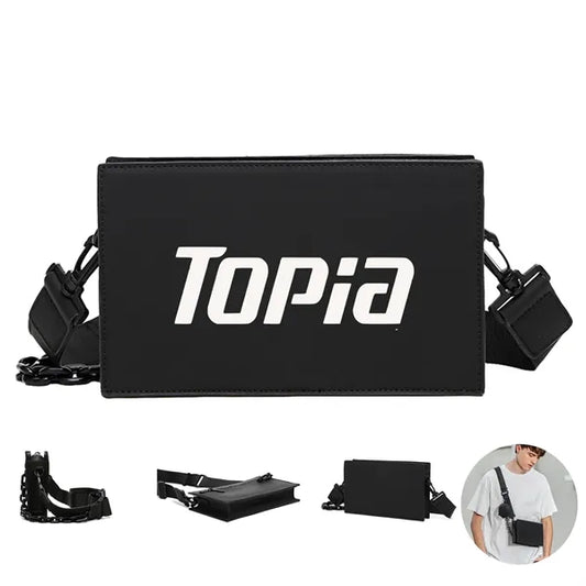 Minimalist Chain Box Shoulder Bag