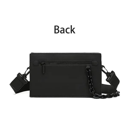 Minimalist Chain Box Shoulder Bag